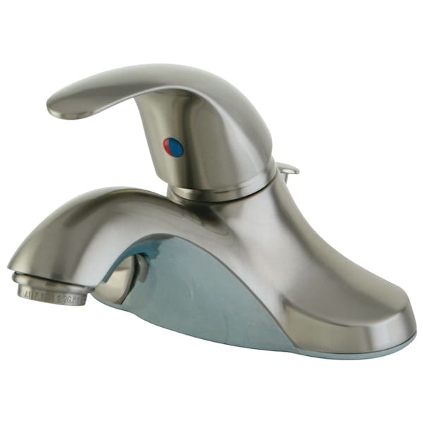 4" Centerset Bathroom Faucet, Brushed Nickel
